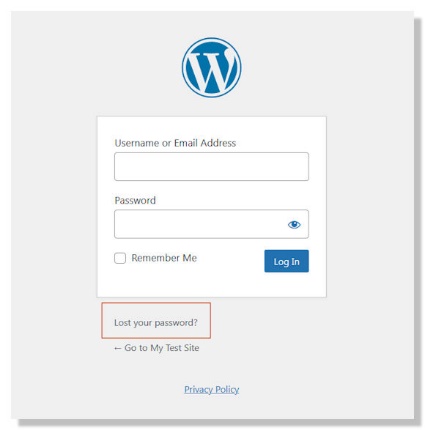 The "Lost your password?" link on the WordPress login screen is the easiest way to reset your WordPress admin password